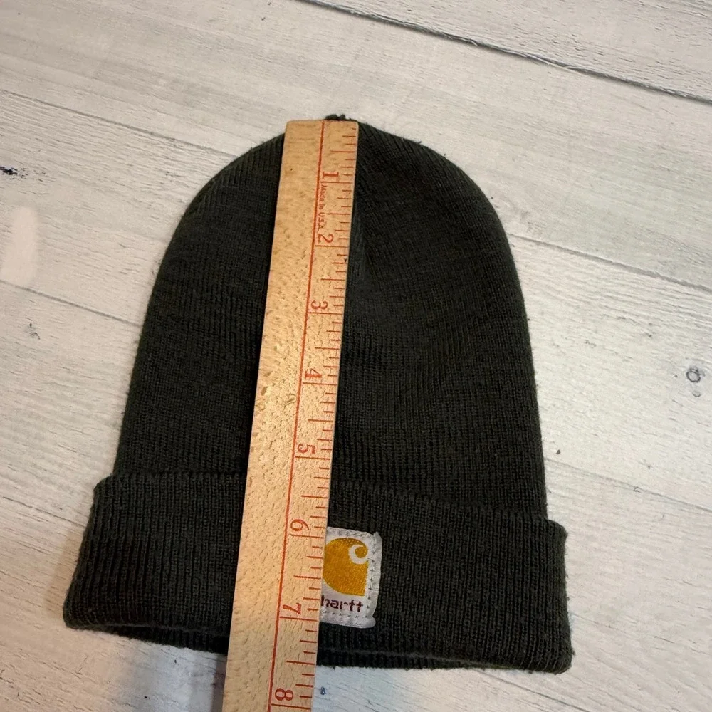 Carhartt dark green toddler beanie knit hat‎